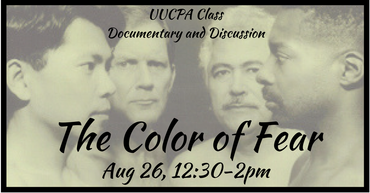 The Color of Fear - Documentary and Discussion