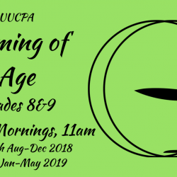 Coming of Age Class - Leads both services