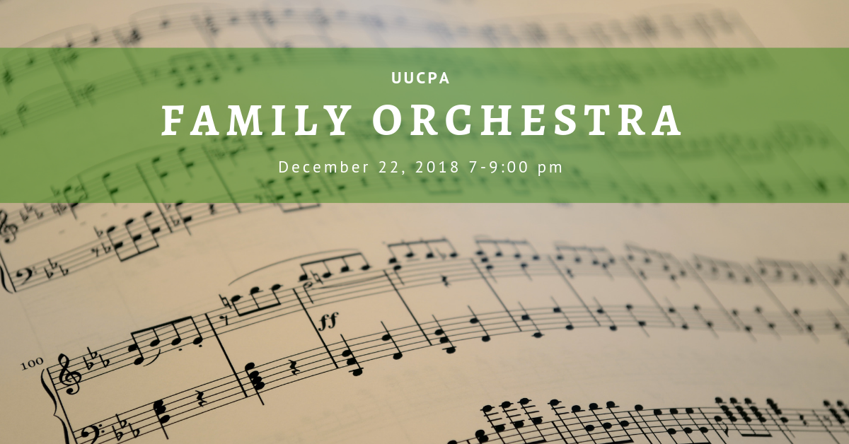 UUCPA Holiday Family Orchestra