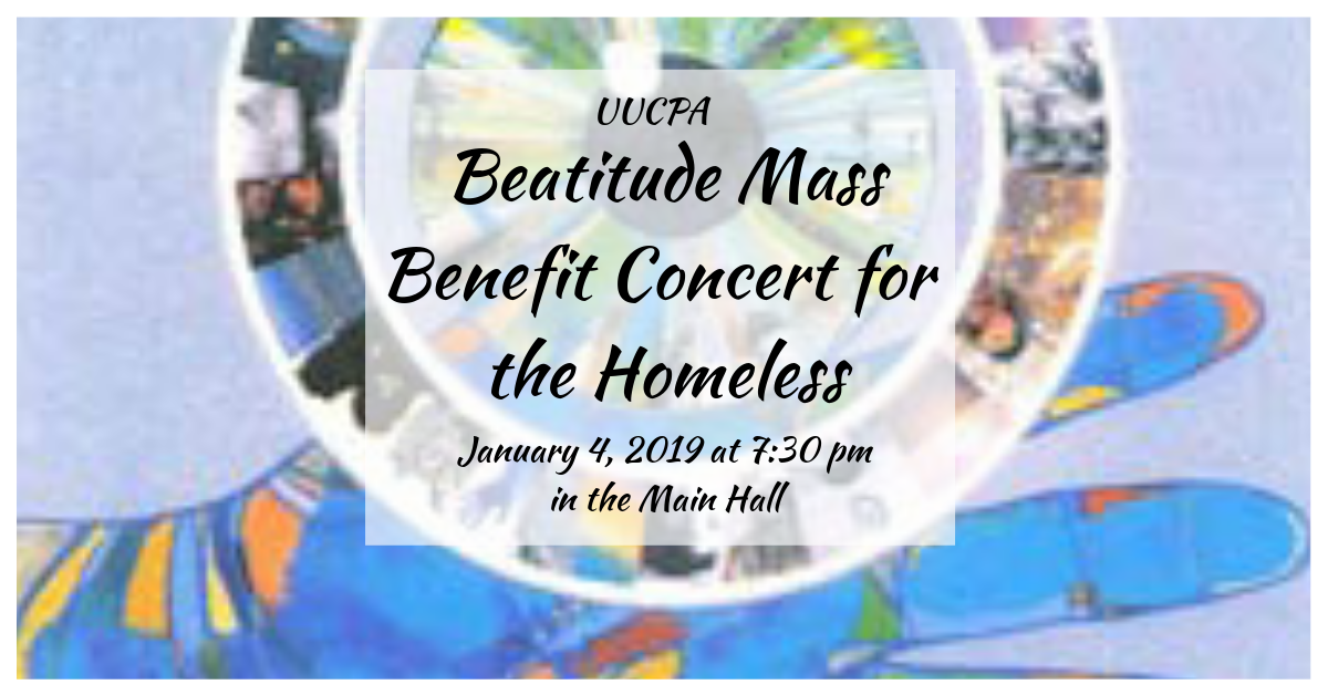 Beatitude Mass Benefit Concert for the Homeless