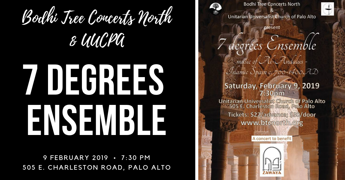 Bodhi Tree Concerts North: 7 Degrees – Music of Al-Andalus