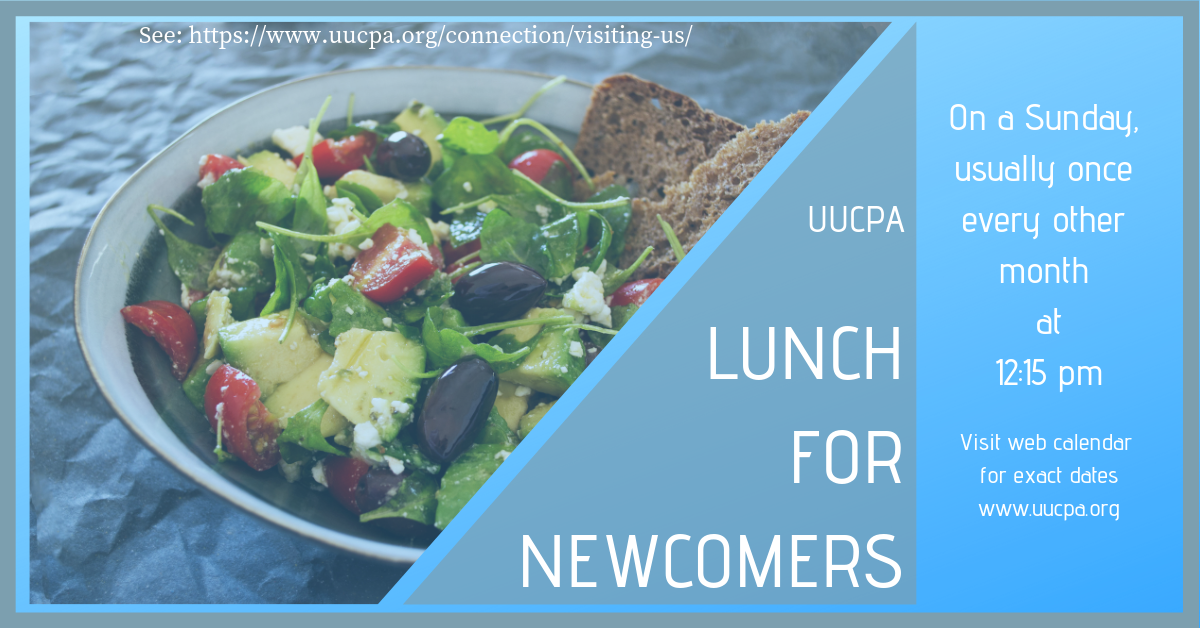 Newcomer Lunch - Canceled