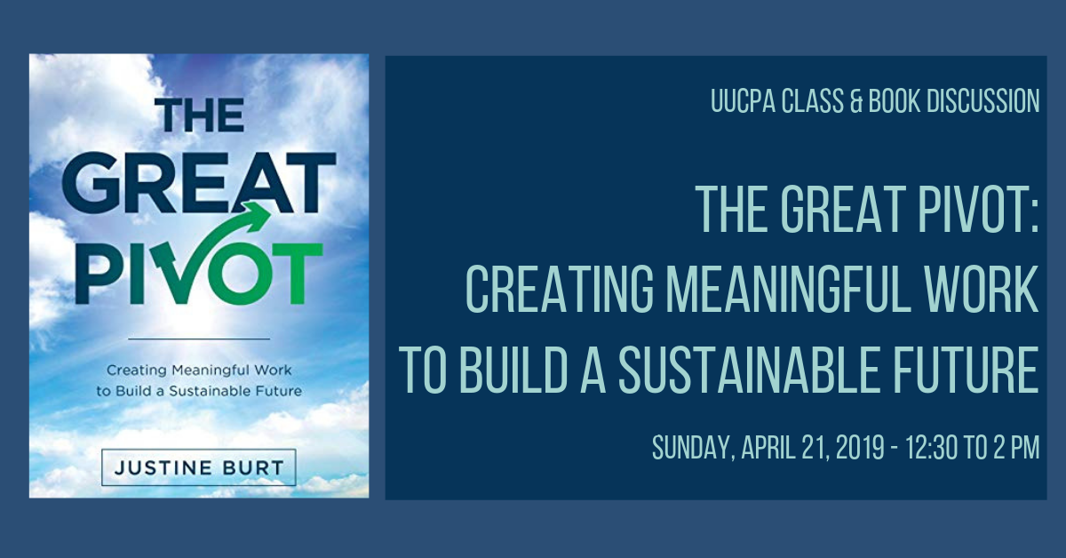 The Great Pivot: Creating Meaningful Work to Build a Sustainable Future - Canceled