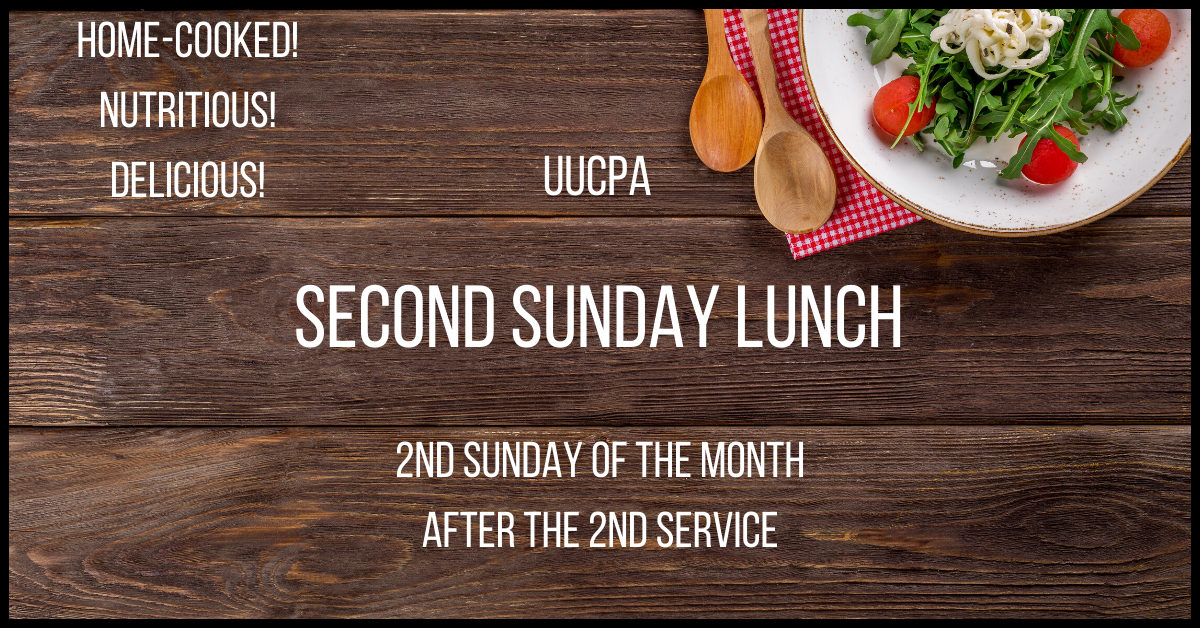 2nd Sunday Lunch - Canceled