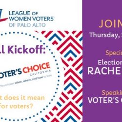 LWV "Easy Voting" Event (UUCPA Co-Sponsor)