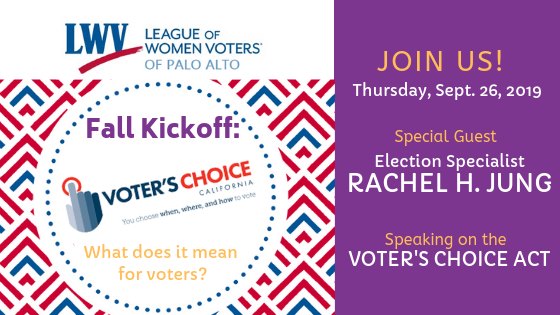 LWV "Easy Voting" Event (UUCPA Co-Sponsor)