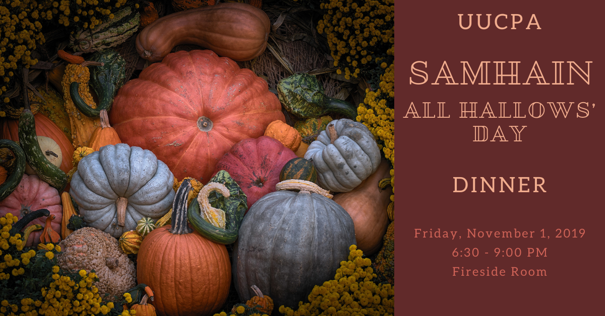 Samhain (or All Hallows’ Day) Dinner