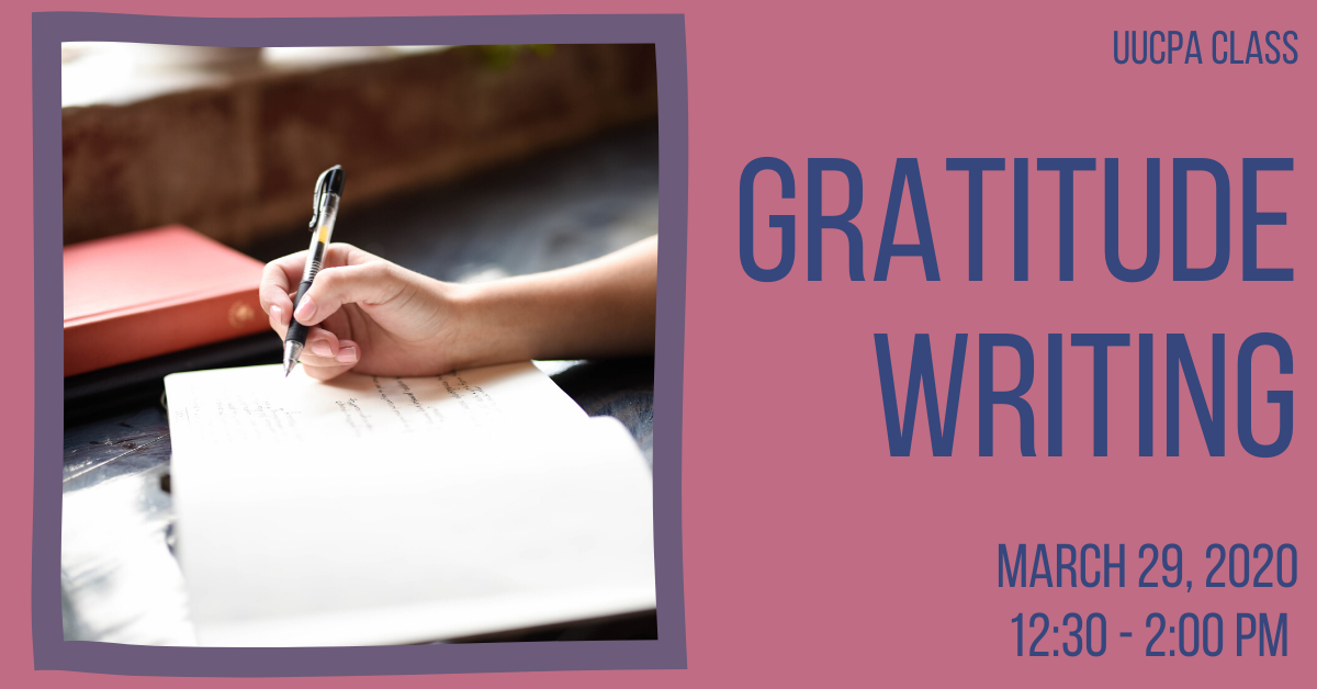 Gratitude Writing