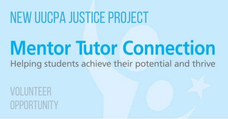 Announcing a New Justice Project - Mentor Tutor Connection