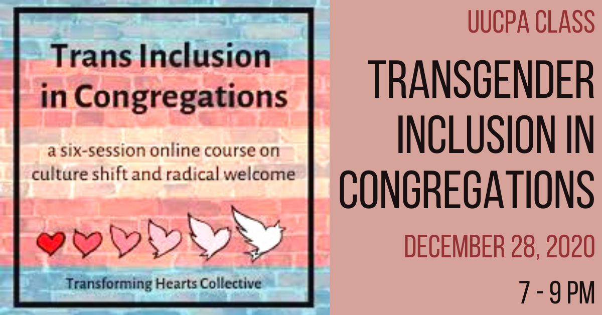Transgender Inclusion in Congregations
