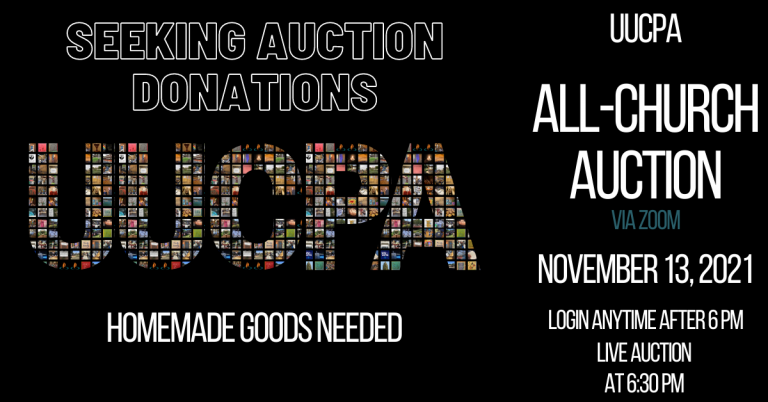 Auction: Homemade Goods Needed and SAVE THE DATE - Nov 13