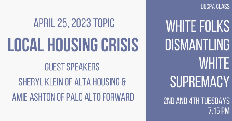 Special session of Dismantling White Supremacy - Apr 25 @ 7:15 pm