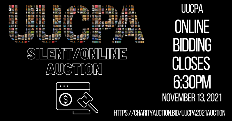 Auction online bidding ends - Sat, Nov. 13, 201 @ 6:30 pm!