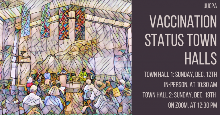 Vaccination Status Town Halls - Dec 12 & 19