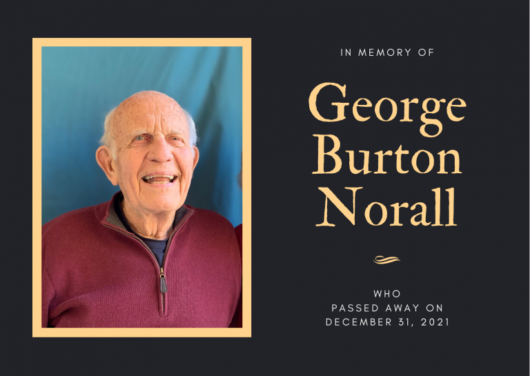 In Memory of George Burton Norall
