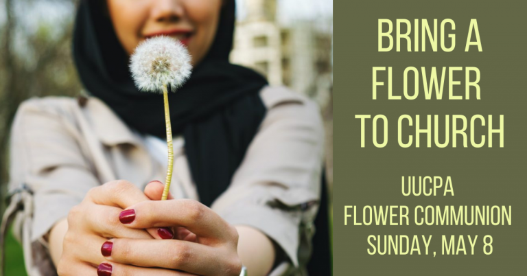 Flower Communion is this Sunday, May 8