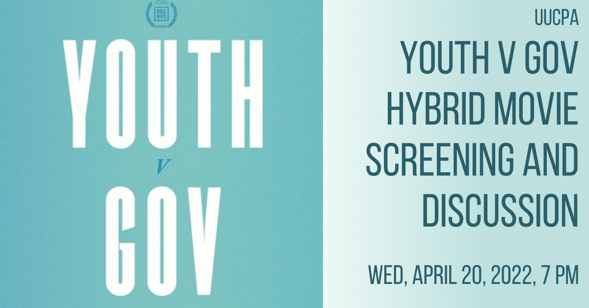 Youth v Gov Hybrid Movie Screening and Discussion