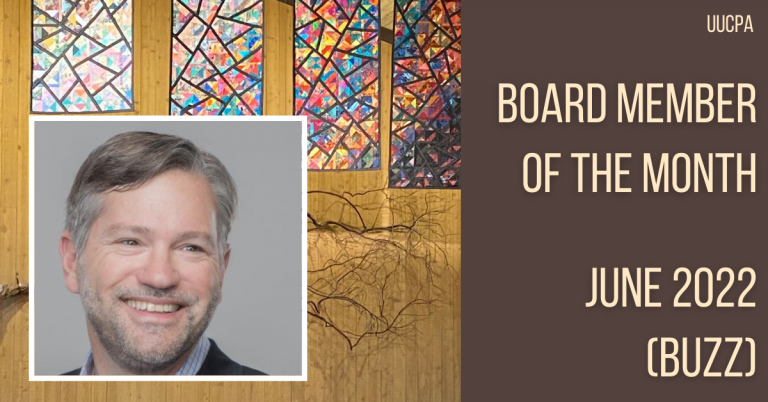 Board Member of the Month – June 2022 (Buzz)