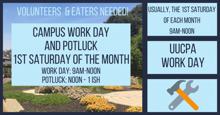Campus Work Day and Potluck Lunch - Nov 5