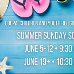UUCPA Summer Sunday School, gr. K-5