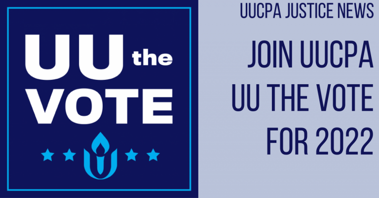 Join UUCPA UU the Vote 2022!