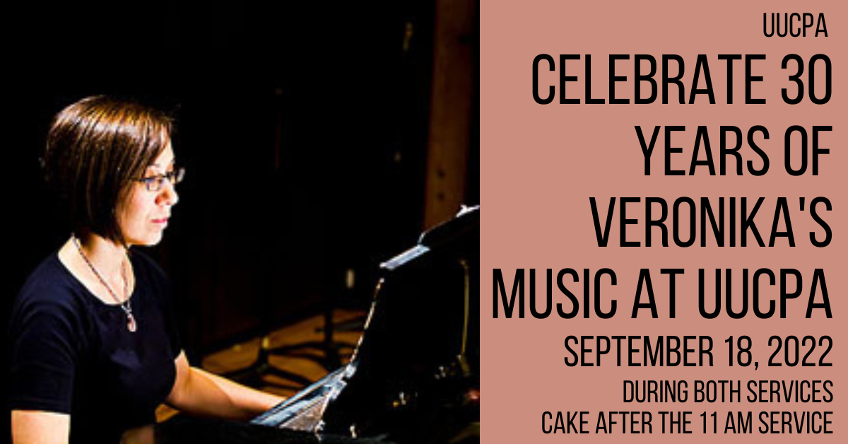 Veronika's 30-Year UUCPA Anniversary