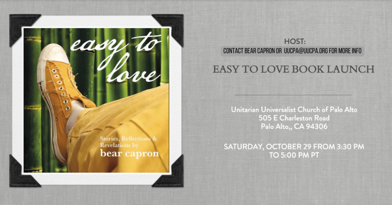 UUCPA Member, Bear Capron's book launch party, Oct 29