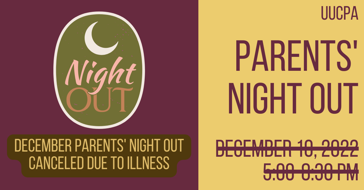 Parents Night Out - Canceled this month