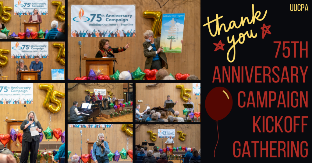 Many thanks to All for the 75th Anniversary Campaign Kickoff ...