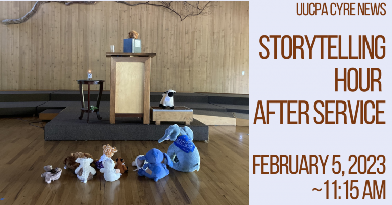 Storytelling Hour Feb 5th After Service