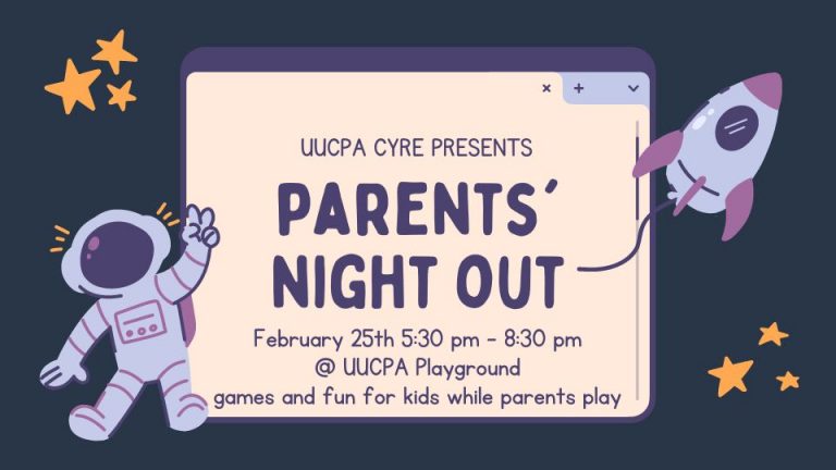 Parents’ Night Out, Feb 25 at 5:30 pm