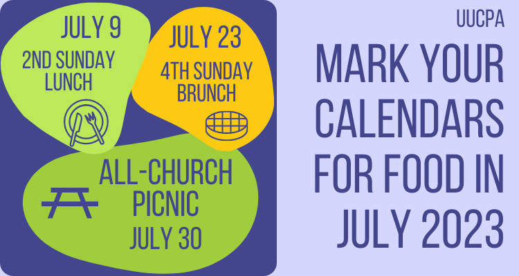 Mark your calendars for food in July!