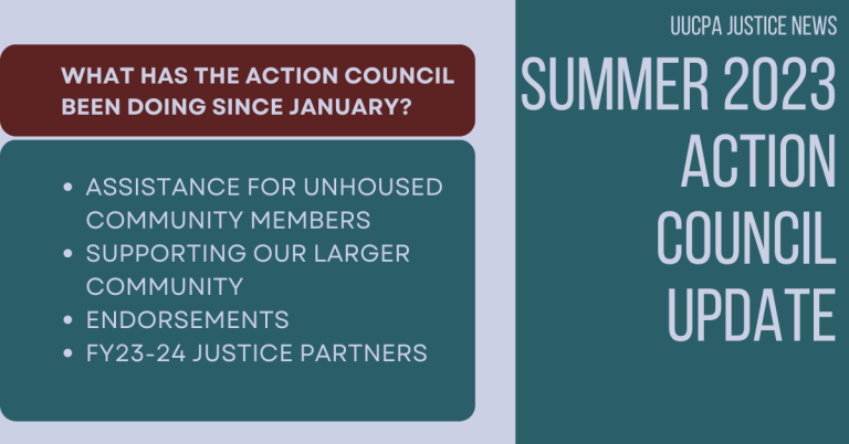 Summer 2023 Action Council Update