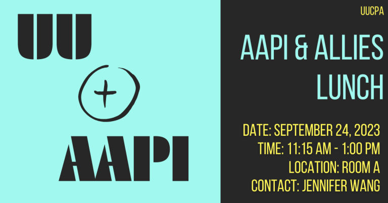 Join us for an AAPI & Allies Lunch - Sept 24