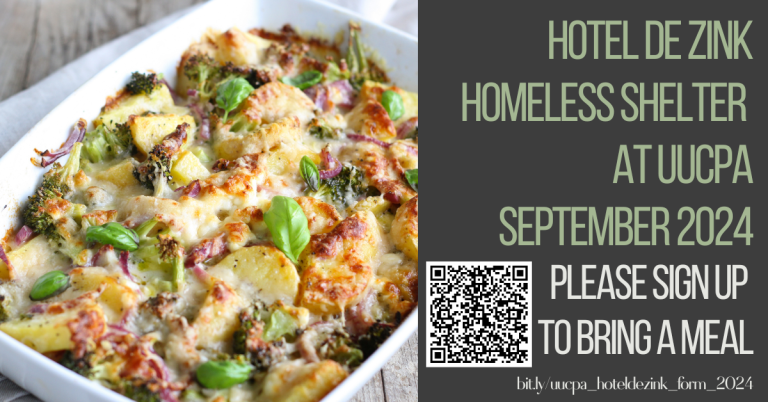 Please Sign Up to Bring a Hotel de Zink Meal
