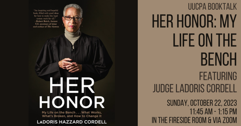 ALJ Presents: A Booktalk with Judge LaDoris Cordell - Oct 22