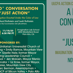 A Palo Alto Conversation About Just Action