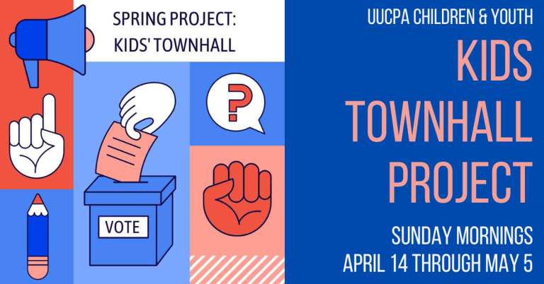 Spring Project - Kids' Town Hall starts this Sunday!