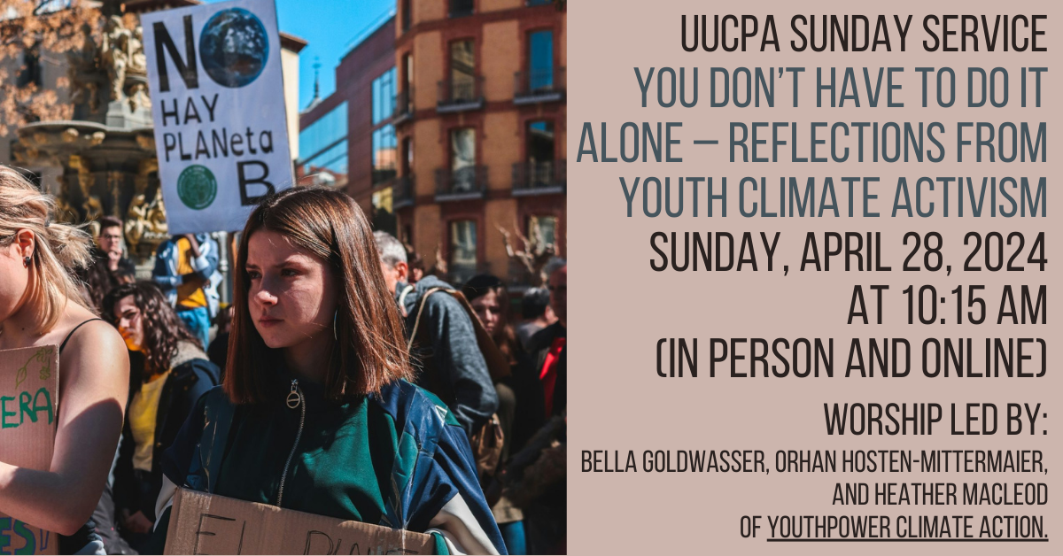 Bella Goldwasser – Unitarian Universalist Church of Palo Alto