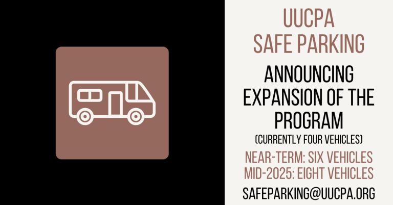 Announcing Expansion of UUCPA Safe Parking Program