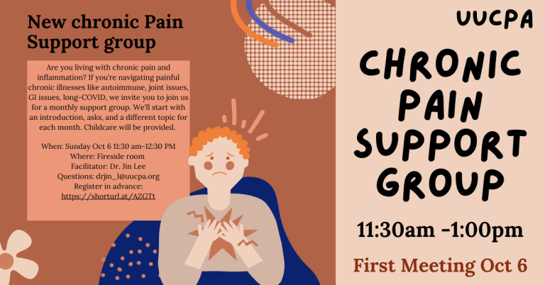 New Chronic Pain Support Group - starting Oct 6