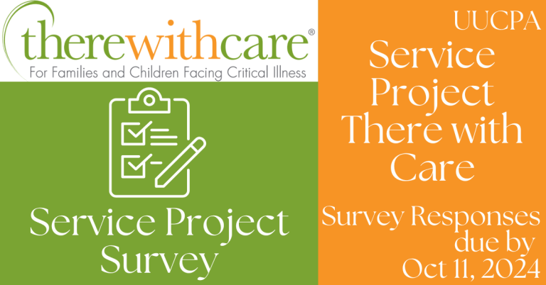 Survey on Service Project with There with Care - respond by Oct 11