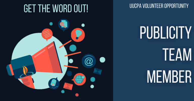 Volunteer Opportunity: Publicity Team