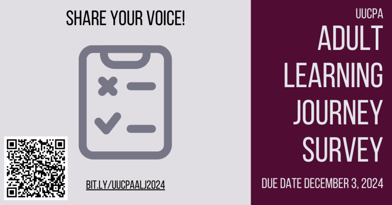 2024 UUCPA Survey — Adult Learning Journey Classes