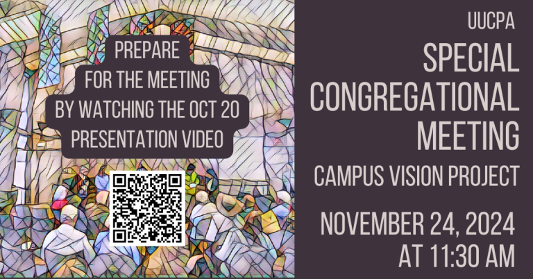 How to prepare for Congregational Meeting this Sunday (Nov 24)