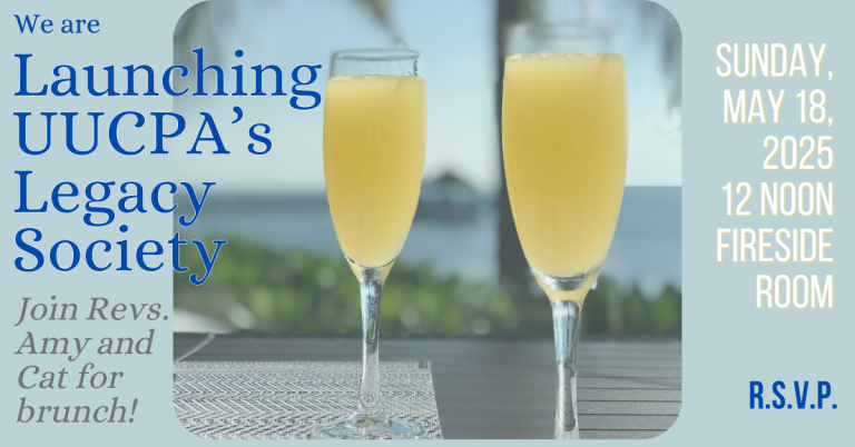 This Sunday: Legacy Society Brunch