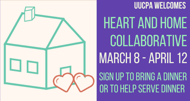 Heart and Home - Sign up to Bring a Meal or Serve Dinner