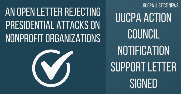 Nonprofit Support Letter Signed