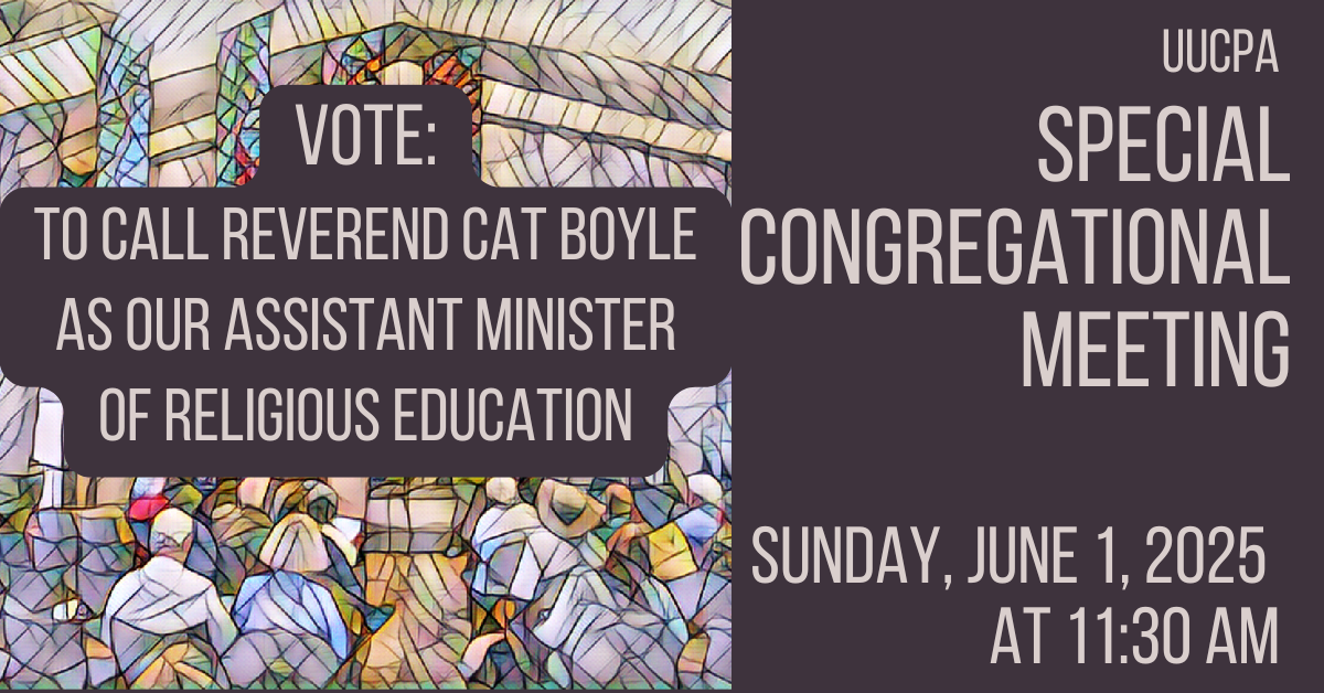 Special Congregational Meeting