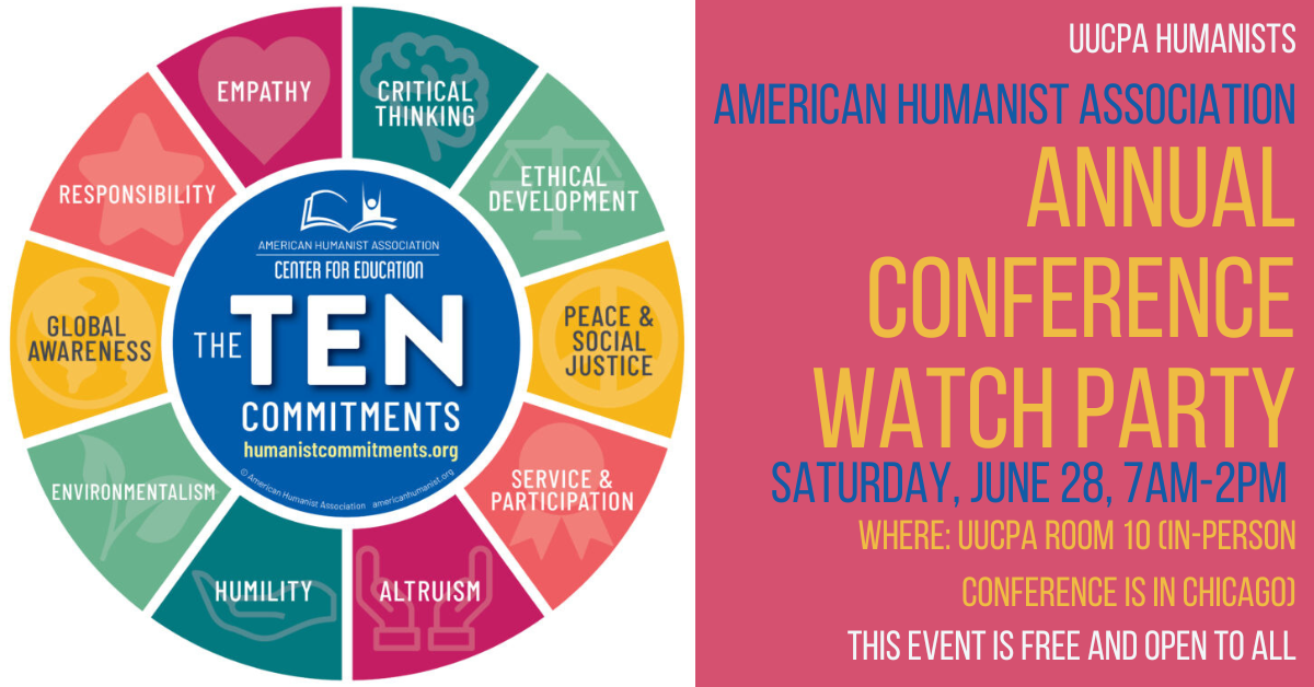 American Humanist Association Annual Conference Watch Party